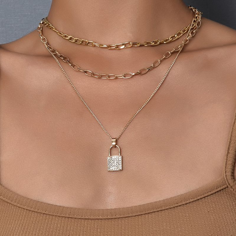 Lock Charm Necklace