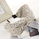 Dotted Knotted Fabric Headband