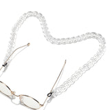 Clear Face Mask & Glasses Chain