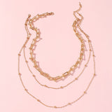 The Tammie Gold Stack Necklace Set